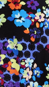 Liquorish Speckle Floral Print Midi Dress