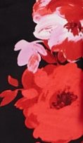Liquorish Rose Print Midi Wrap Dress With Open Back Detail