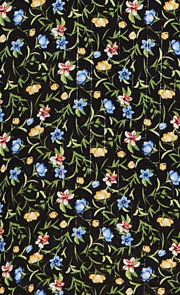 Liquorish Black Floral Print Midi Dress With Lurex And Neck Detail