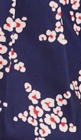 Liquorish Leopard Star Print Mini Dress With Collar And Twisted Front Detail In Navy
