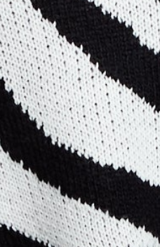 Liquorish Heart Jumper In Black And White Zebra Pattern