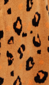 Liquorish Animal Pattern Longline Cardigan In Brown
