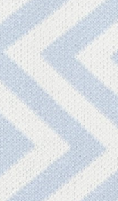 Liquorish Zig Zag Pattern Cardigan In Blue & White